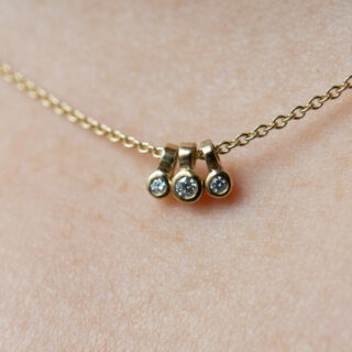 Decadence Triple Charm Necklace