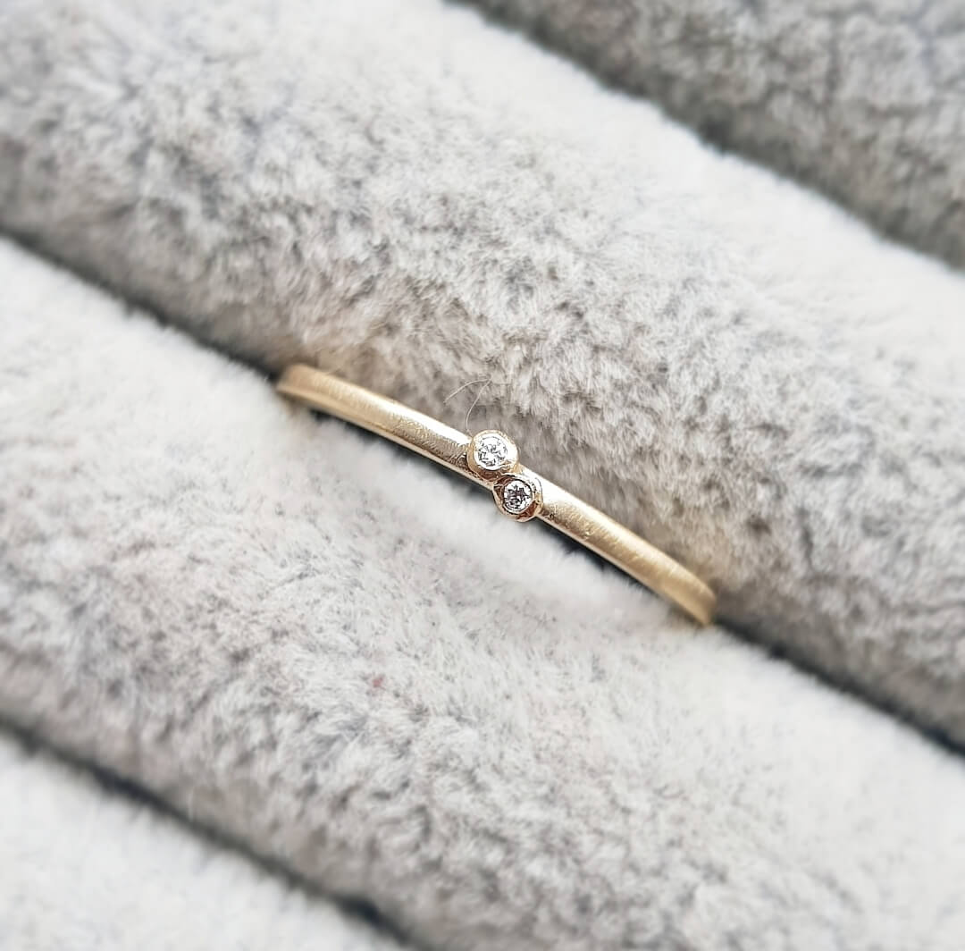 Small cluster diamond discount ring