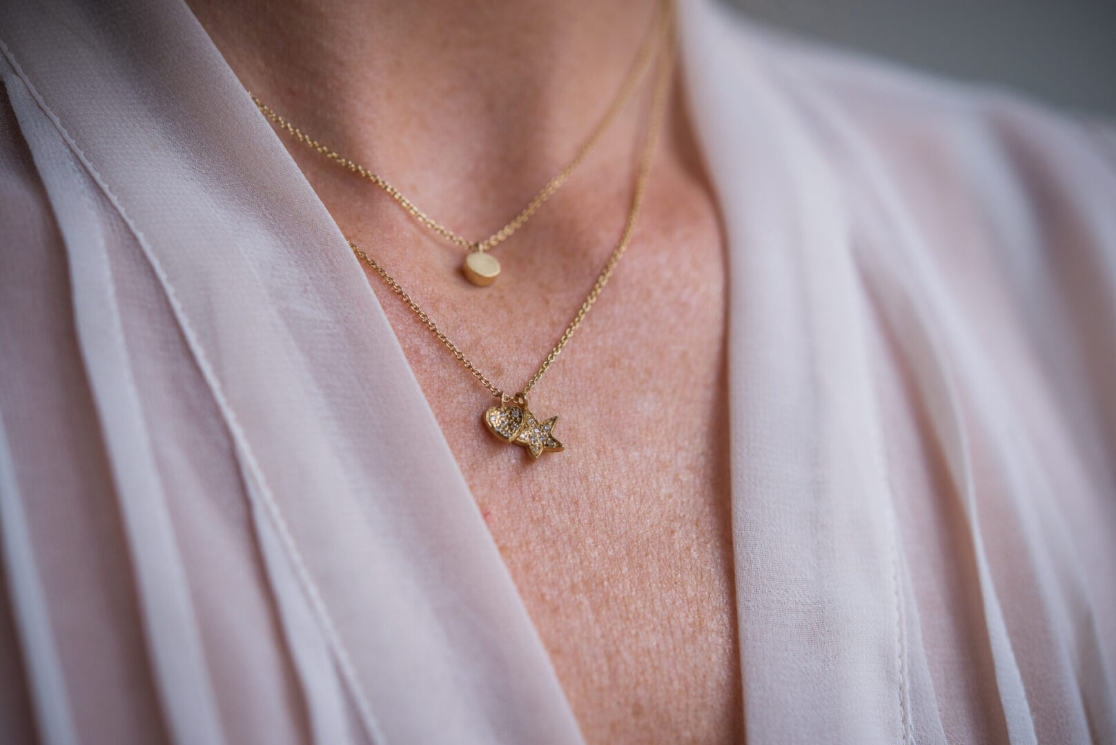 Build Your Own 14K Gold Pavé Diamond Silhouette Charm Necklace | Vana Chupp  Studio