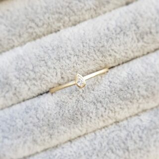 Gold Diamond Stacking Ring