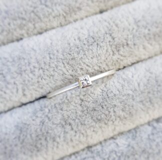 Princess Diamond Stacking Ring