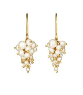 Pearl Grape Earrings