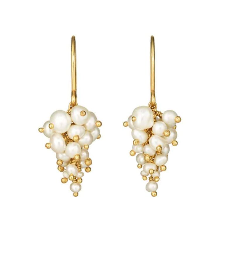 Pearl Grape Earrings