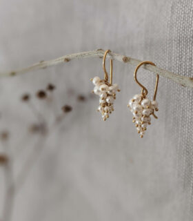 Pearl Grape Earrings