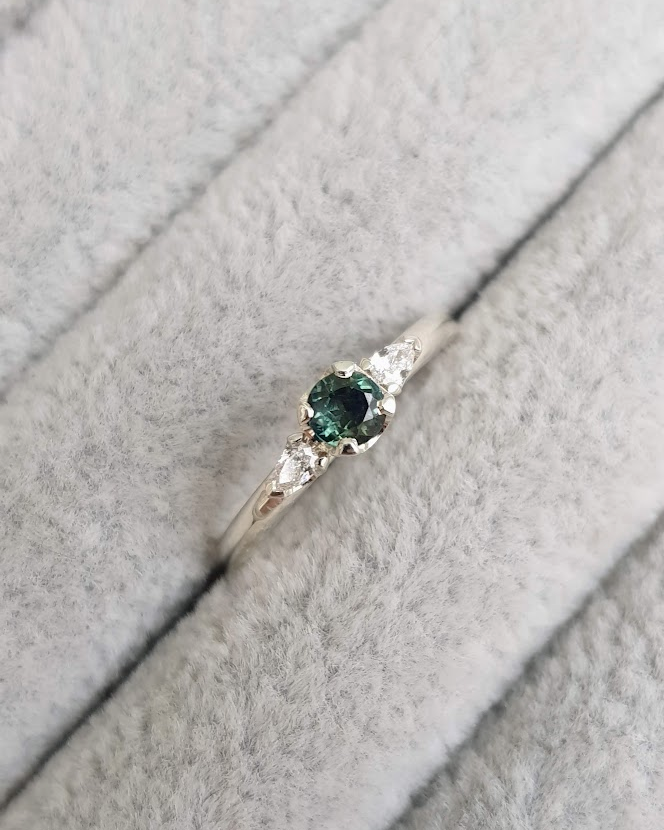 Beautiful gemstone engagement sales rings
