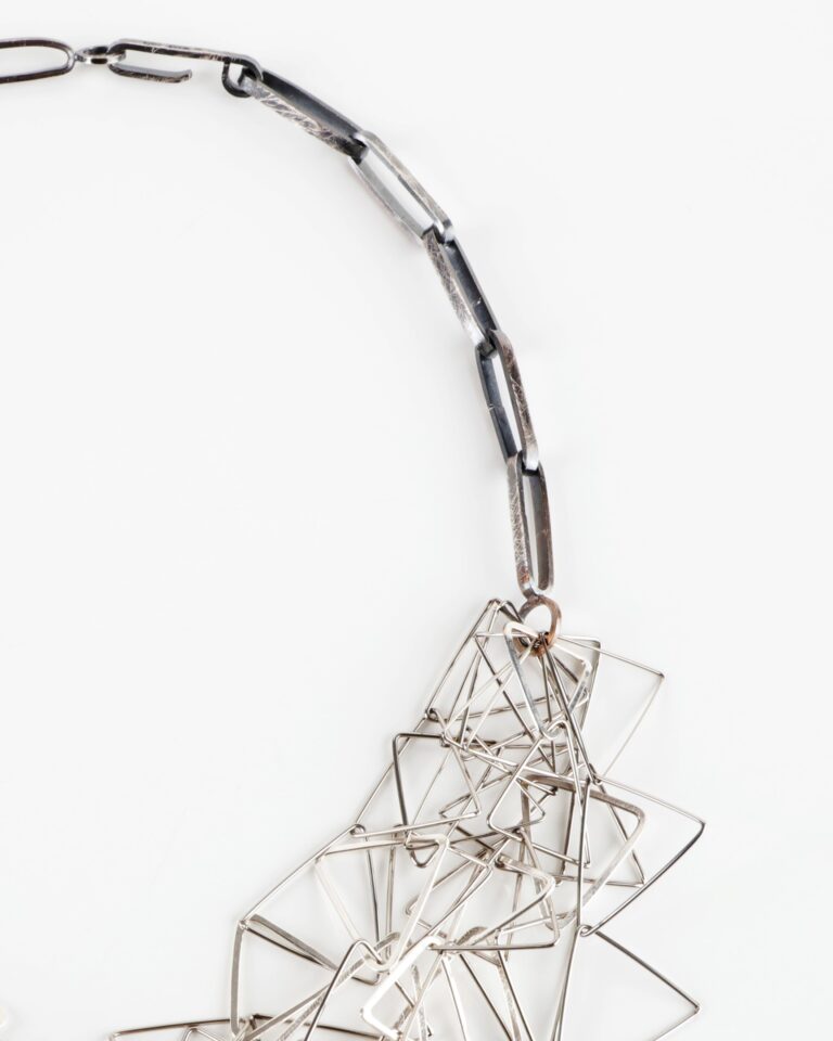 Statement stainless steel necklace - Heather McDermott