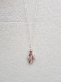 Silver Hand Necklace - Duxford Studios