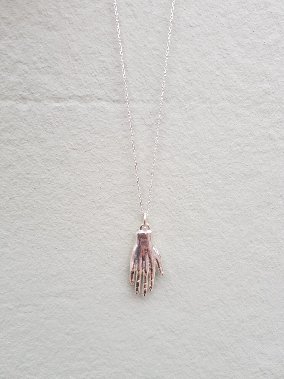 Silver Hand Necklace - Duxford Studios