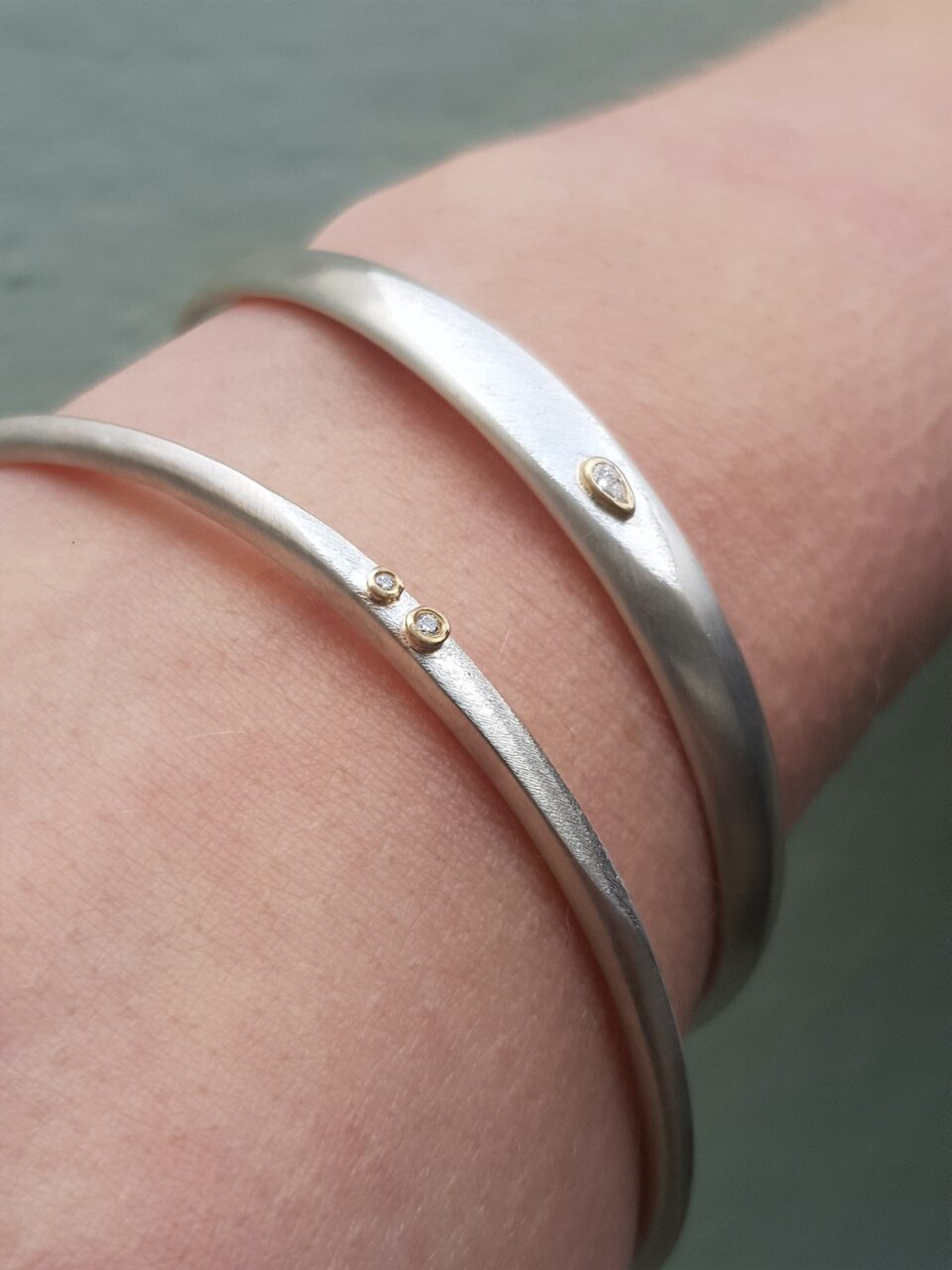 Dainty-Diamond-Silver-Bangles-4-Clifton-Rocks