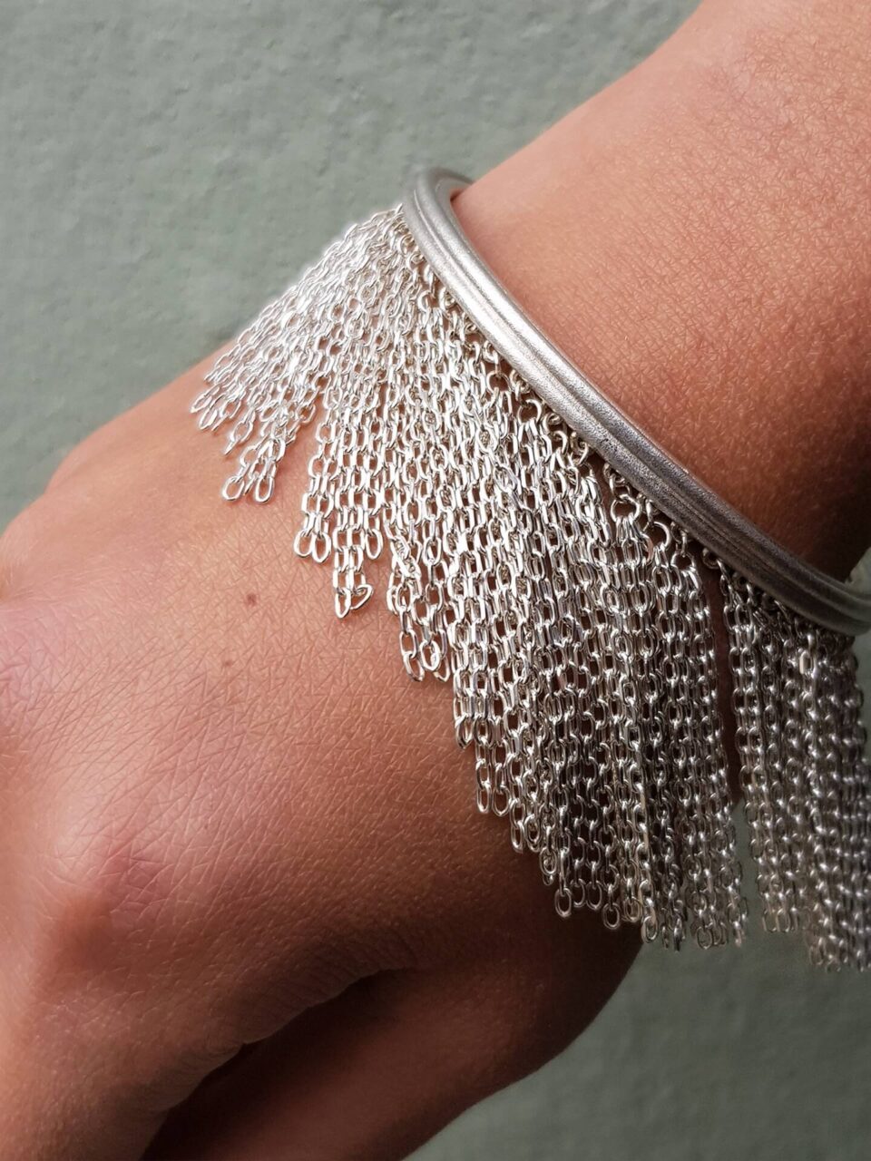 Unique_Silver_Tassel_Bangle-4-Clifton-Rocks