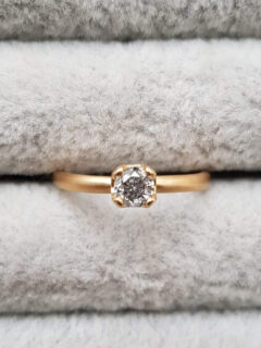 Diamond Gold Engagement Ring