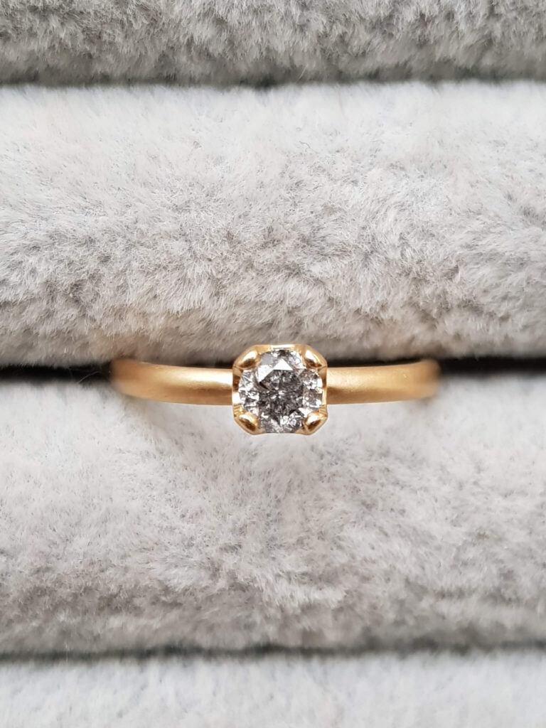 Diamond Gold Engagement Ring