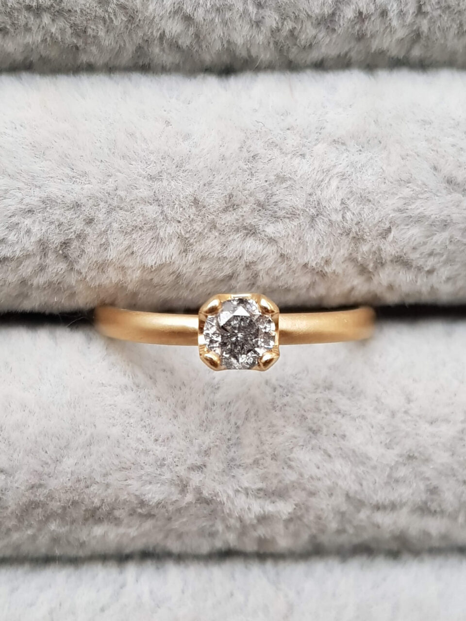 Diamond Gold Engagement Ring