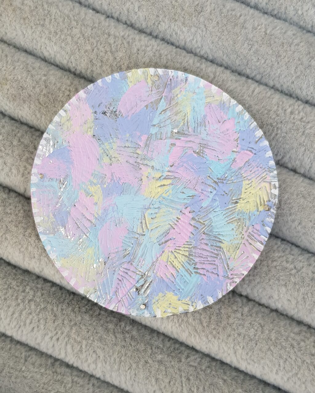 Multi Coloured Peluche Brooch - Sally Collins