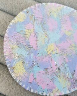 Multi Coloured Peluche Brooch - Sally Collins