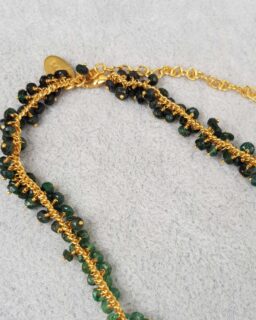 Full Row Ombré Emerald Necklace - Kate Wood