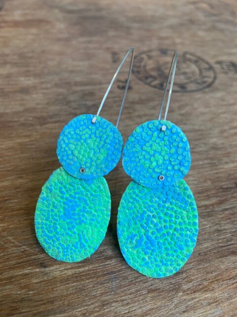 Earrings by Sally Collins