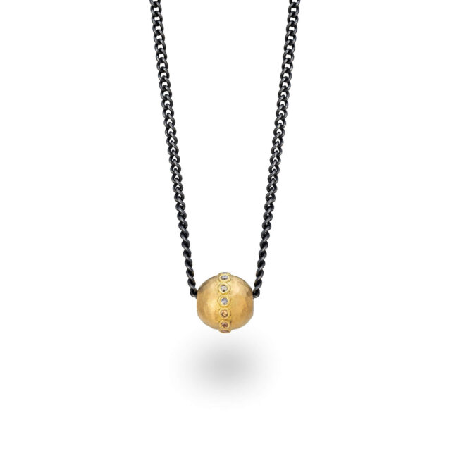 Jacks' Eternity Diamond Bead Necklace