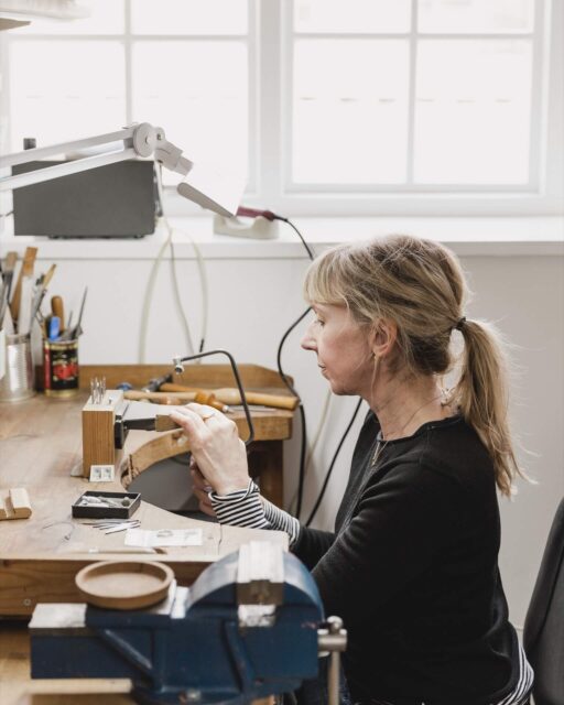 Jacks in her Bristol workshop