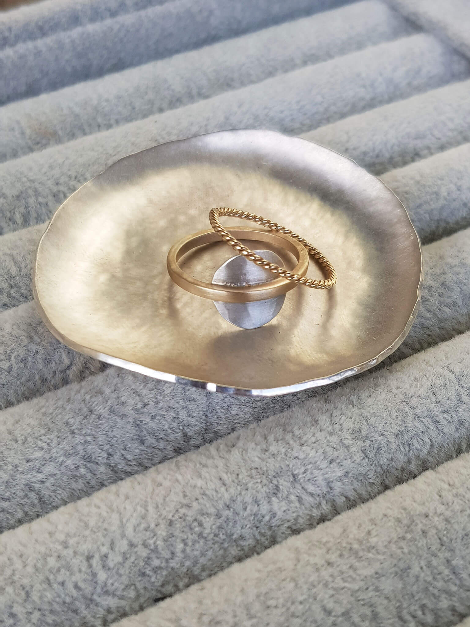 Hand Forged Silver Bowl - Studio Jecca - JJ03 Hand Forged Silver Bowl - Studio Jecca - JJ03