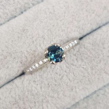 Sapphire and Diamond Multi-Stone Engagement Ring - Clare Chandler - CCG319