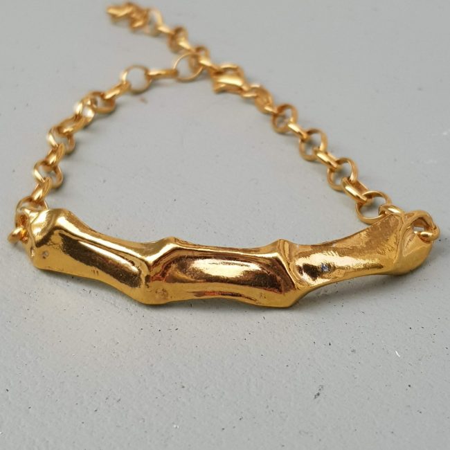 Unisex Chunky Gold Bracelet - Duxford Studios