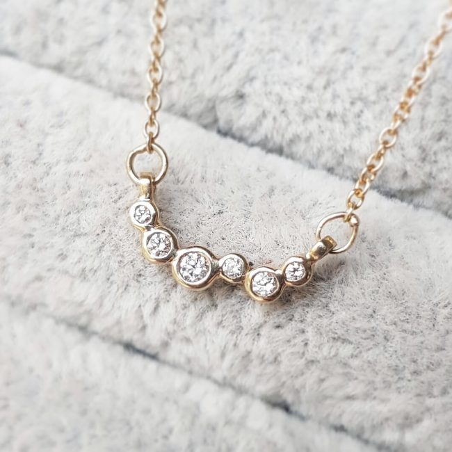 Diamond Dots Necklace