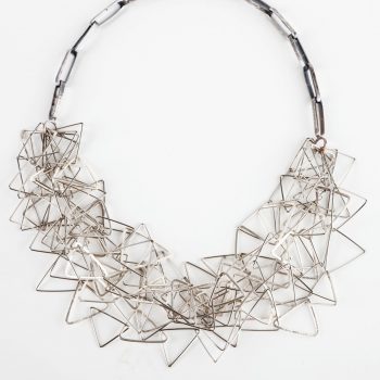 Statement stainless steel necklace - Heather McDermott