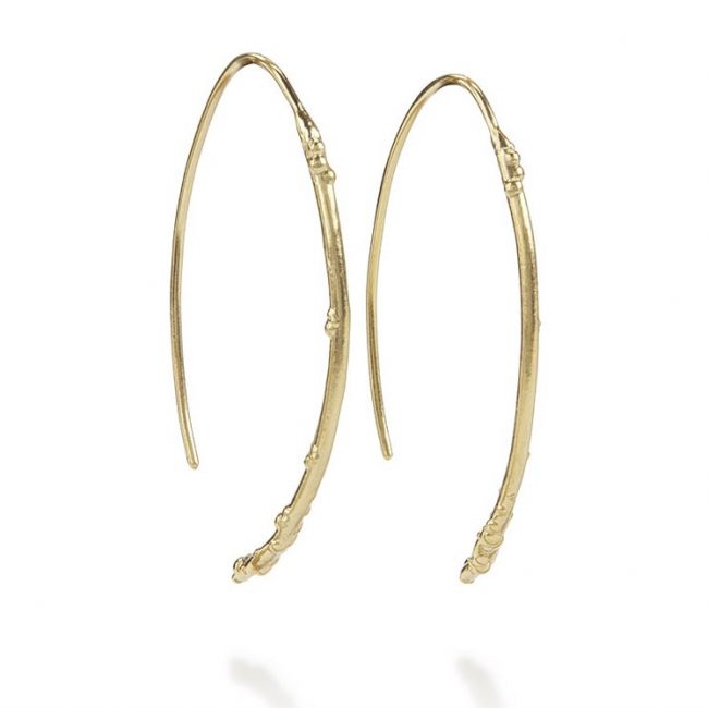 Delicate gold deals hoops