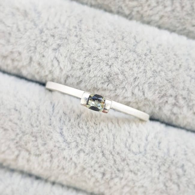 Silver-Brutalist-Baguette-Stacking-Ring-Green-Zircon-Chloe-Solomon-Clifton-Rocks-Bristol.jpg